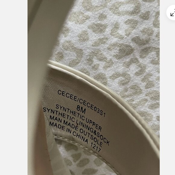 Steve Madden Womens Cecee Nude /Beige Wedge Platform Sandals Shoes 8 M - Picture 8 of 8